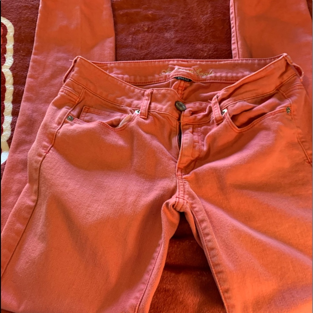 American eagle pink jeans